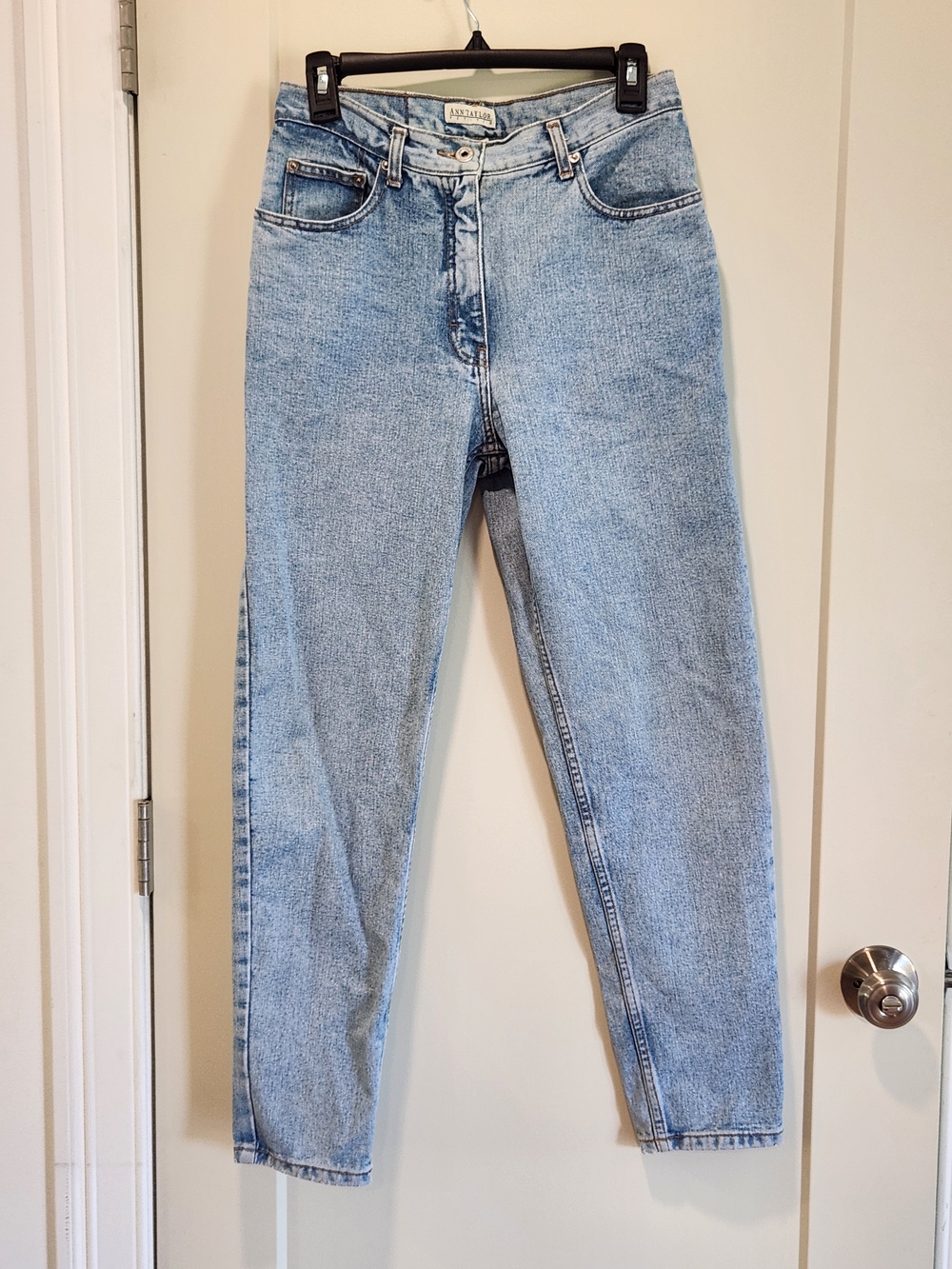 Vintage 90s Ann Taylor High Rise Jeans 28" Waist 8P 100% Cotton Brazil